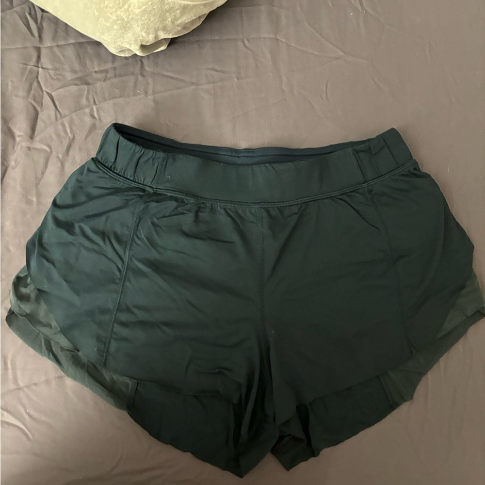 Women's Dark Green Shorts